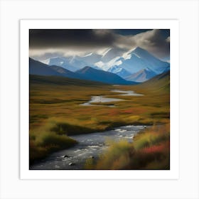 Alaska River Art Print