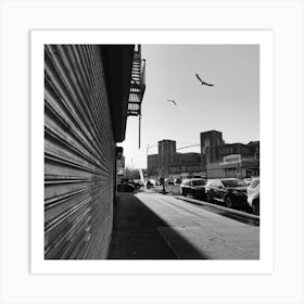 The Bronx Street Scene Art Print