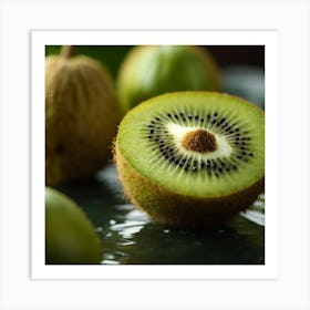 Kiwi Fruit 1 Art Print