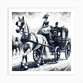 Victorian Carriage Art Print