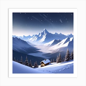 Winter Landscape 34 Art Print