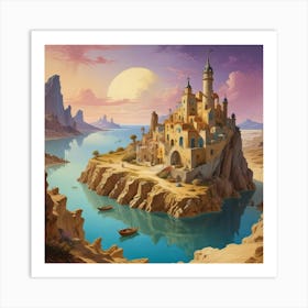 Fantasy Castle Art Print