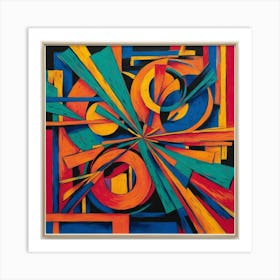 Weird Abstract AI Art Print