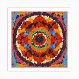 Celestial Harmony Mandala Art Print