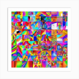 Abstract Fractals Art Print