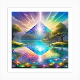 Shamanic Pyramid Art Print