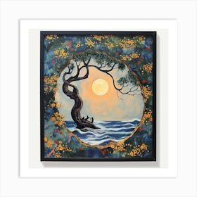 Tree In The Water Art Print