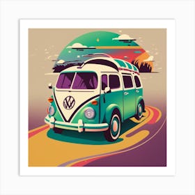 VW Bus Art Print