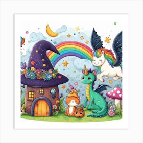 Fairy House 1 Art Print