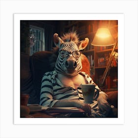 Zebra Art Print