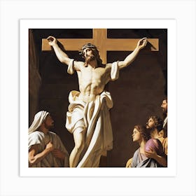 Crucifixion Of Jesus 1 Art Print