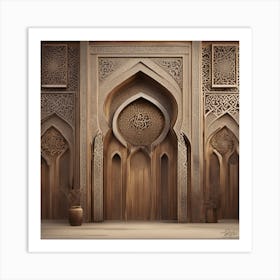 Islamic Door Art Print