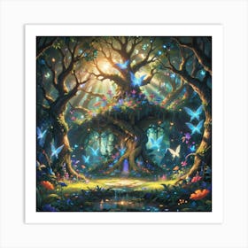 Fairy Forest 1 Art Print