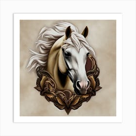 Horse Head Art Print