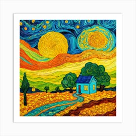 Starry Night Art Print