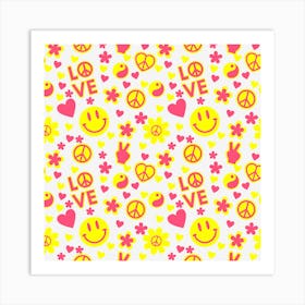 Hippie Love Art Print