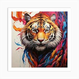 Tiger DESIGN 1 Art Print