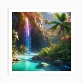 paradise beach Art Print