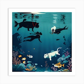 Catfish? No! Dogfish! Art Print