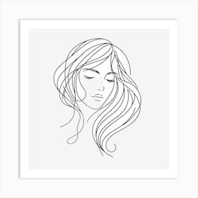 Portrait Of A Woman 12 Art Print