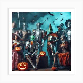 Halloween Costume Party 4 Art Print