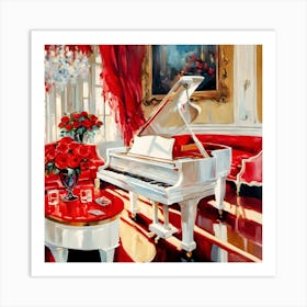 Piano Room Art Print