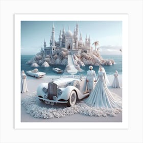 'The Wedding' Art Print