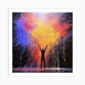 Colours Yell Art Print