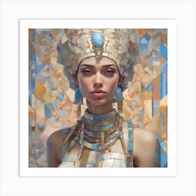 The Jigsaw Becomes Her - Pastel 17 Art Print