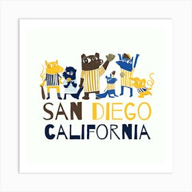 San Diego California Art Print