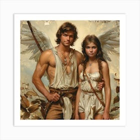 Angels And Demons 2 Art Print