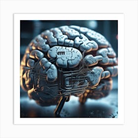 Artificial Brain 46 Art Print