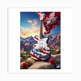 Red, White, and Blues 14 Art Print