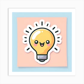 Light Bulb Art Print