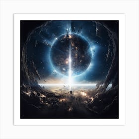 Mankind Breaking Through The Firmament #4 -Juangisme Art Print