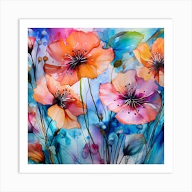 Poppies 21 Art Print