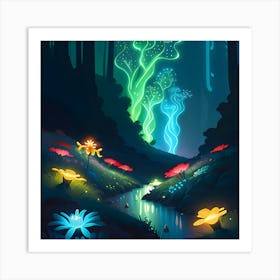 Flower Forest Art Print