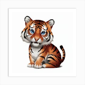 Tiger Cub 1 Art Print