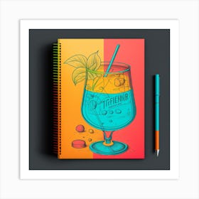 Tequila Cocktail Art Print