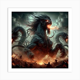 Demons Of Hell Art Print