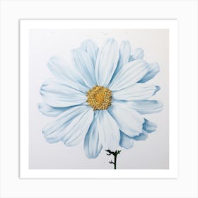 Blue Daisy Art Print