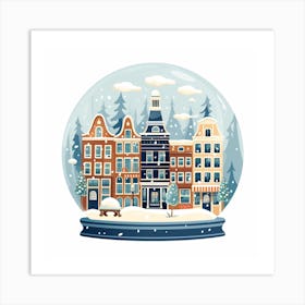 Amsterdam Netherlands 2 Snowglobe Art Print