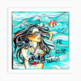 My Beach - My Retreat Art Print