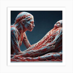 'Blood And Flesh' 3 Art Print