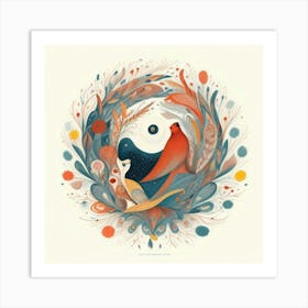 Yin And Yang Art Print