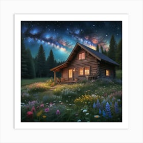 Starry Night art Art Print