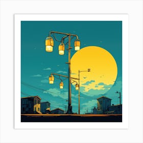 Street Lamp Art Print