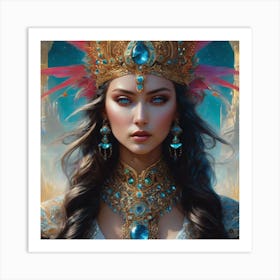 Beautiful Fantasy Empress Art Print