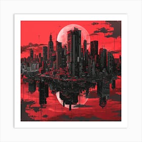 Cityscape Ii Canvas Print Art Print