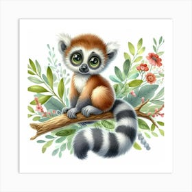 Lemur 1 Art Print